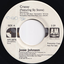 画像をギャラリービューアに読み込む, Jesse Johnson Featuring Sly Stone - Crazay / Crazay (7 inch Record / Used)