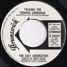 画像をギャラリービューアに読み込む, Lost Generation - Talking The Teenage Language (Short) / (Long) (7 inch Record / Used)