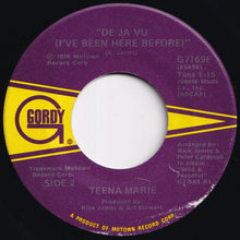 画像をギャラリービューアに読み込む, Teena Marie - I'm A Sucker For Your Love / De Ja Vu (I've Been Here Before) (7 inch Record / Used)
