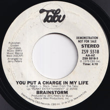 画像をギャラリービューアに読み込む, Brainstorm - You Put A Charge In My Life / You Put A Charge In My Life (7 inch Record / Used)