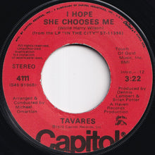 画像をギャラリービューアに読み込む, Tavares - It Only Takes A Minute / I Hope She Chooses Me (7 inch Record / Used)