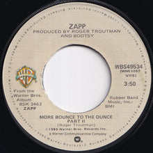 画像をギャラリービューアに読み込む, Zapp - More Bounce To The Ounce (Part 1) / (Part 2) (7 inch Record / Used)