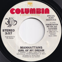 画像をギャラリービューアに読み込む, Manhattans - Girl Of My Dream / Girl Of My Dream (7 inch Record / Used)