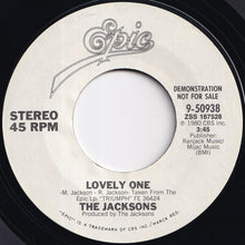 画像をギャラリービューアに読み込む, Jacksons - Lovely One / Lovely One (7 inch Record / Used)