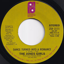 Load image into Gallery viewer, Jones Girls - Dance Turned Into A Romance / Eternally (7 inch Record / Used)