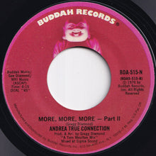 画像をギャラリービューアに読み込む, Andrea True Connection - More, More, More – Part I / Part II (7 inch Record / Used)