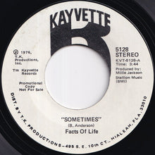画像をギャラリービューアに読み込む, Facts Of Life - Sometimes / Sometimes (7 inch Record / Used)