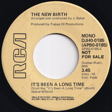 画像をギャラリービューアに読み込む, New Birth - It's Been A Long Time (Stereo) / (Mono) (7 inch Record / Used)