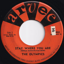 画像をギャラリービューアに読み込む, Olympics - Dooley / Stay Where You Are (7 inch Record / Used)