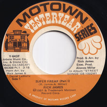 Load image into Gallery viewer, Rick James - Super Freak (Part I) / Give It To Me Baby (7 inch Record / Used)
