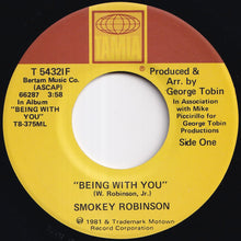 画像をギャラリービューアに読み込む, Smokey Robinson - Being With You / What's In Your Life For Me (7 inch Record / Used)