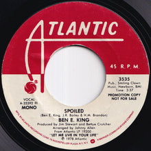 画像をギャラリービューアに読み込む, Ben E. King - Spoiled (Stereo) / (Mono) (7 inch Record / Used)