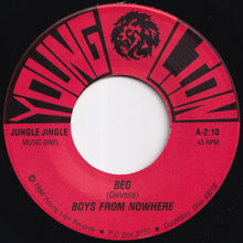 画像をギャラリービューアに読み込む, Boys From Nowhere - Beg / You Can Make It (7 inch Record / Used)