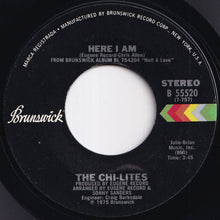Load image into Gallery viewer, Chi-Lites - Here I Am / It's Time For Love (7 inch Record / Used)