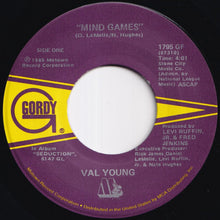 Load image into Gallery viewer, Val Young - Mind Games / (Instrumental) (7 inch Record / Used)