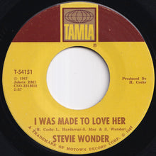 画像をギャラリービューアに読み込む, Stevie Wonder - I Was Made To Love Her / Hold Me (7 inch Record / Used)