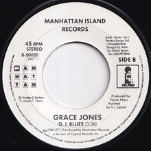 画像をギャラリービューアに読み込む, Grace Jones - Slave To The Rhythm / G. I. Blues (7 inch Record / Used)