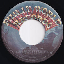 画像をギャラリービューアに読み込む, Harold Melvin And The Blue Notes - Don't Give Me Up / Don't Give Me Up (7 inch Record / Used)