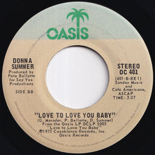 Load image into Gallery viewer, Donna Summer - Love To Love You Baby / Love To Love You Baby (7 inch Record / Used)