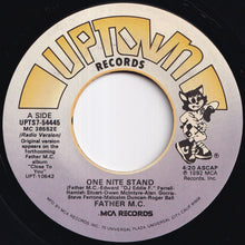 画像をギャラリービューアに読み込む, Father MC - One Nite Stand (Radio Version) / (Eddie's Instrumental) (7 inch Record / Used)