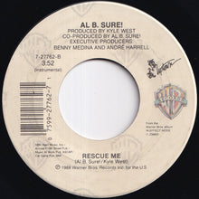 画像をギャラリービューアに読み込む, Al B. Sure! - Rescue Me (Madness Preferred) / (Instrumental) (7 inch Record / Used)