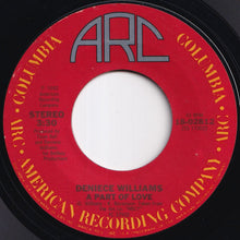 Load image into Gallery viewer, Deniece Williams - It's Gonna Take A Miracle / A Part Of Love (7 inch Record / Used)