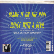 Load image into Gallery viewer, Milli Vanilli - Blame It On The Rain / Dance With A Devil (7 inch Record / Used)