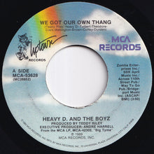 画像をギャラリービューアに読み込む, Heavy D. & The Boyz - We Got Our Own Thang / (Instrumental) (7 inch Record / Used)