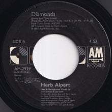 画像をギャラリービューアに読み込む, Herb Alpert - Diamonds / African Flame (7 inch Record / Used)