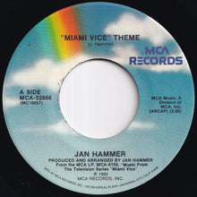 画像をギャラリービューアに読み込む, Jan Hammer - Miami Vice Theme / Evan; The Original Miami Vice Theme (7 inch Record / Used)
