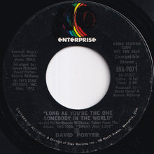 画像をギャラリービューアに読み込む, David Porter - Long As You're The One Somebody In The World / Long As You're The One Somebody In The World (7 inch Record / Used)