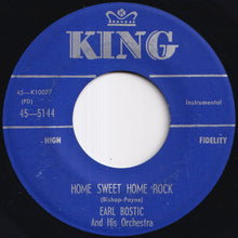 画像をギャラリービューアに読み込む, Earl Bostic And His Orchestra - Home Sweet Home Rock / Pinkie (7 inch Record / Used)