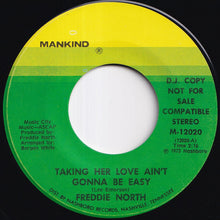 画像をギャラリービューアに読み込む, Freddie North - Taking Her Love Ain't Gonna Be Easy / Taking Her Love Ain't Gonna Be Easy (7 inch Record / Used)