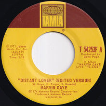 画像をギャラリービューアに読み込む, Marvin Gaye - Distant Lover (Edited Version) / Trouble Man (7 inch Record / Used)