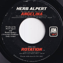 画像をギャラリービューアに読み込む, Herb Alpert - Rotation / Angelina (7 inch Record / Used)