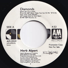 画像をギャラリービューアに読み込む, Herb Alpert - Diamonds / Diamonds (7 inch Record / Used)