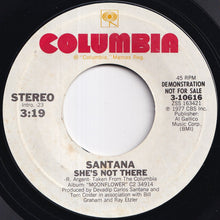 画像をギャラリービューアに読み込む, Santana - She's Not There (Stereo) / (Mono) (7 inch Record / Used)