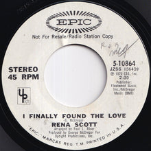 Load image into Gallery viewer, Rena Scott - I Finally Found The Love / Testify (7 inch Record / Used)