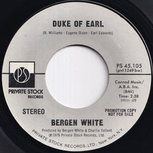Load image into Gallery viewer, Bergen White - Duke Of Earl (Stereo) / (Mono) (7 inch Record / Used)