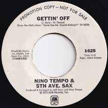 Load image into Gallery viewer, Nino Tempo & 5th Ave. Sax - Don't Stop Now / Gettin' Off (7 inch Record / Used)