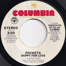 Load image into Gallery viewer, Pockets - Happy For Love (Stereo) / (Mono) (7 inch Record / Used)