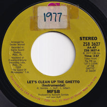 画像をギャラリービューアに読み込む, Philadelphia International All Stars / MFSB - Let's Clean Up The Ghetto / (Instrumental) (7 inch Record / Used)