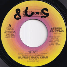 画像をギャラリービューアに読み込む, Rufus & Chaka Khan - Stay / Change Your Ways (7 inch Record / Used)