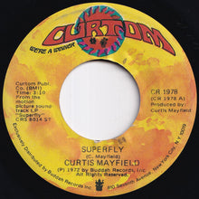 画像をギャラリービューアに読み込む, Curtis Mayfield - Superfly / Underground (7 inch Record / Used)