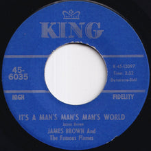 Load image into Gallery viewer, James Brown & The Famous Flames - It's A Man's Man's Man's World / Is It Yes Or Is It No? (7 inch Record / Used)