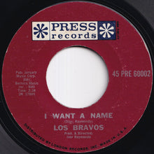 画像をギャラリービューアに読み込む, Los Bravos - Black Is Black / I Want A Name (7 inch Record / Used)