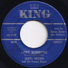 Load image into Gallery viewer, James Brown And The Famous Flames - Lost Someone / Cross Firing (7 inch Record / Used)