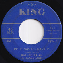 画像をギャラリービューアに読み込む, James Brown & The Famous Flames - Cold Sweat (Part 1) / (Part 2) (7 inch Record / Used)