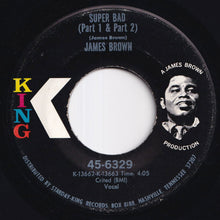 画像をギャラリービューアに読み込む, James Brown - Super Bad (Part 1 & Part 2) / (Part 3) (7 inch Record / Used)