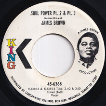 画像をギャラリービューアに読み込む, James Brown - Soul Power (Part 1) / (Part 2); (Part 3) (7 inch Record / Used)